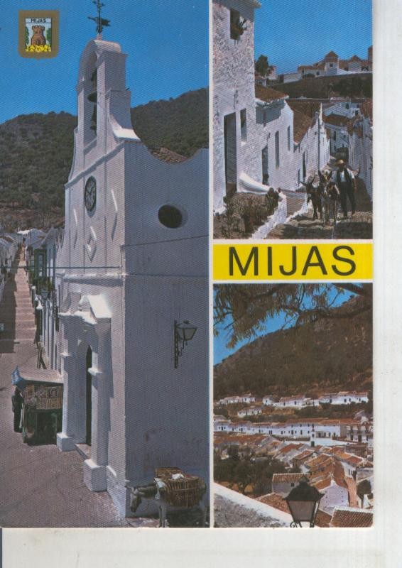 Postal 011209: Calles tipicas de Mijas, malaga