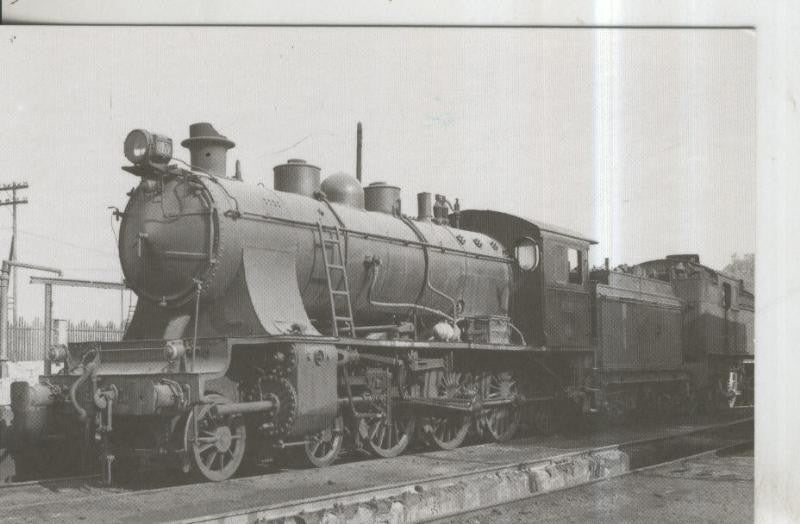 Postal 011251: Locomotora vapor serie 240/2071-2074