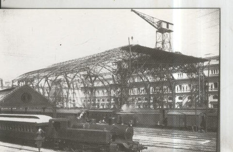 Postal 011253: Locomotora M.Z.A.629 en la estacion de Francia de Barcelona en 1927