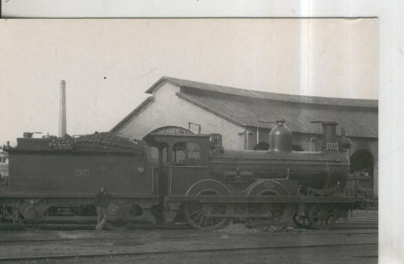 Postal 011256: M.Z.A. Locomotora vapor 1-2-0 numero 165