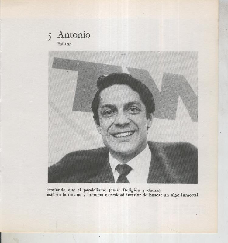 Ficha 005: Antonio: Bailarin