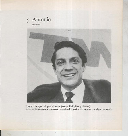 Ficha 005: Antonio: Bailarin