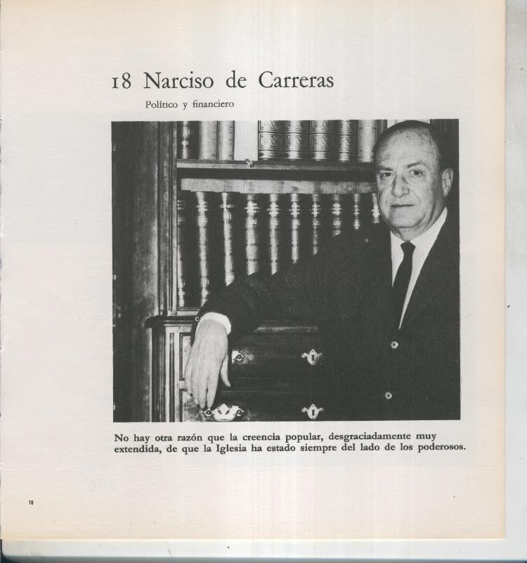 Ficha 018: Narciso de Carreras: Politico y financiero