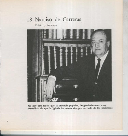 Ficha 018: Narciso de Carreras: Politico y financiero