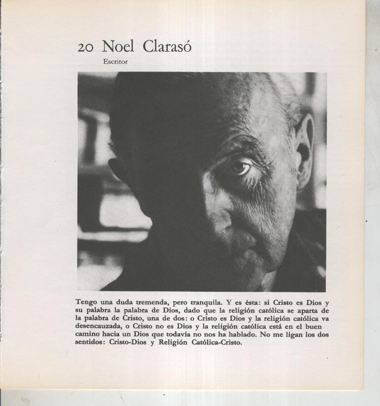 Ficha 020: Noel Claraso: escritor