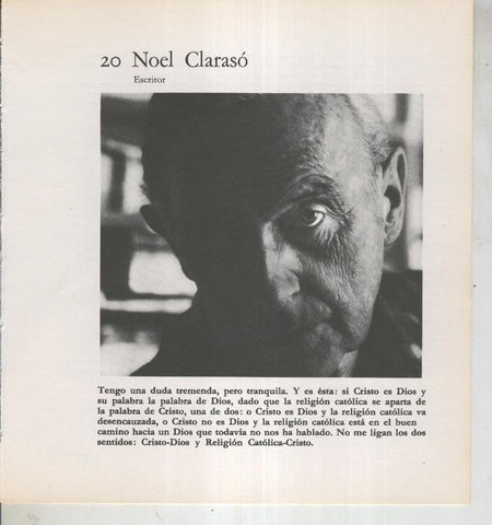 Ficha 020: Noel Claraso: escritor