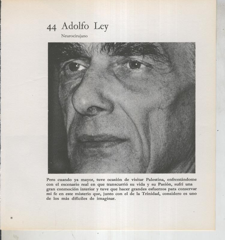 Ficha 044: Adolfo Ley: Neurocirujano