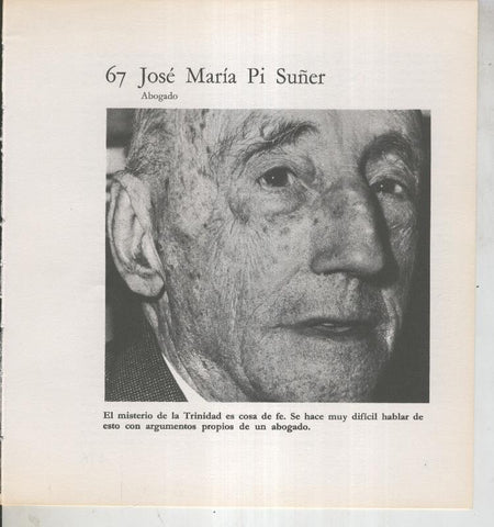 Ficha 067: Jose Maria Pi Suñer: Abogado