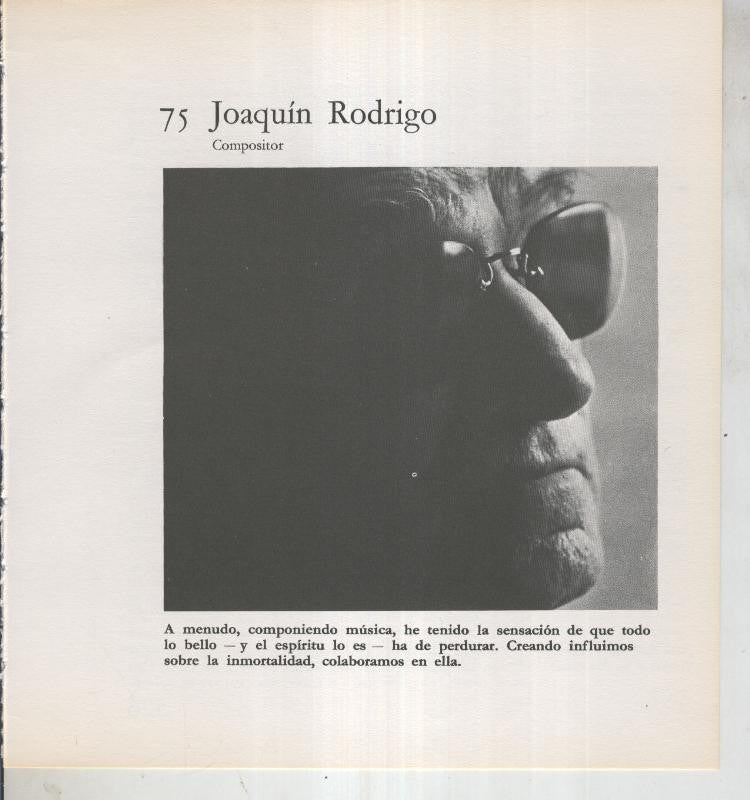 Ficha 075: Joaquin Rodrigo: compositor
