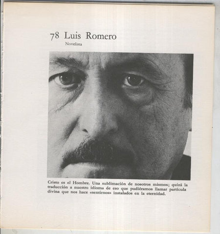Ficha 078: Luis Romero: Novelista