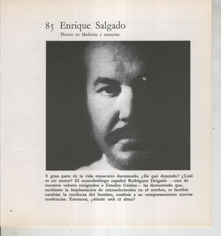 Ficha 085: Enrique Salgado: Doctor en Medicina y ensayista