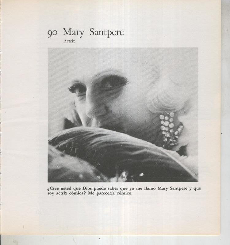 Ficha 090: Mary Santpere: Actriz