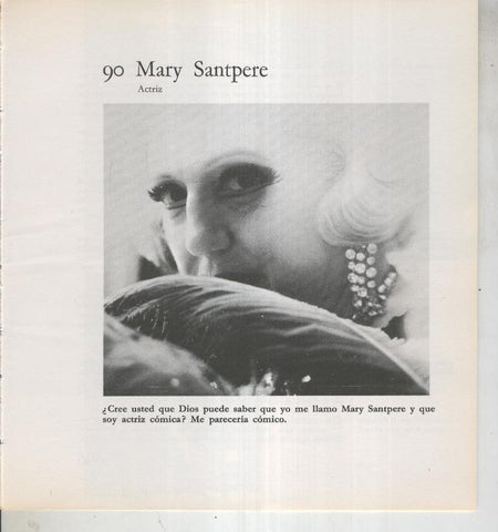Ficha 090: Mary Santpere: Actriz