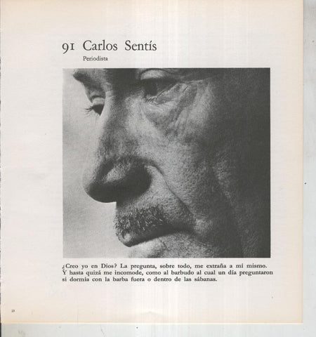 Ficha 091: Carlos Sentis: Periodista