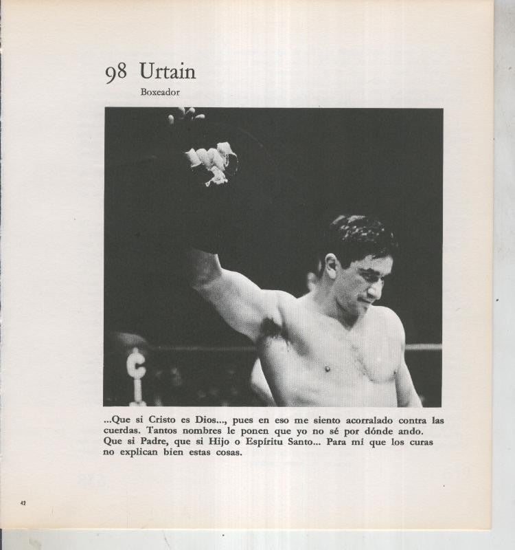 Ficha 098: Urtain: Boxeador