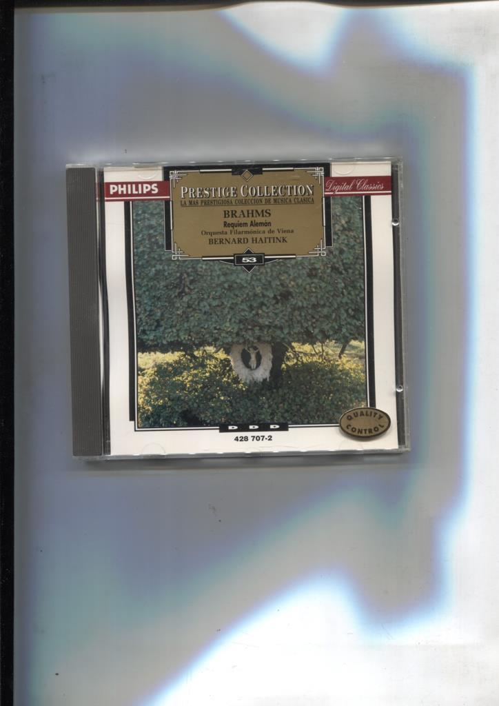 CD Musica Clasica: Johannes Brams: Requiem aleman, op.45