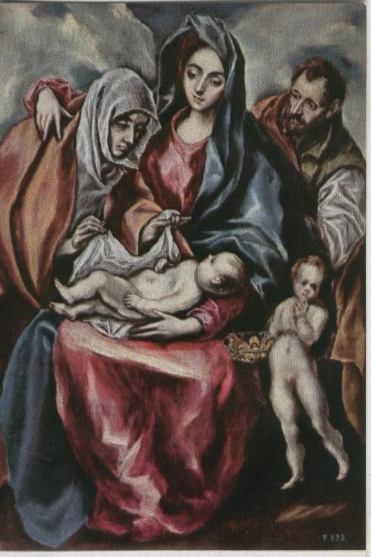 Postal 000088 : La Sagrada Familia de El Greco 