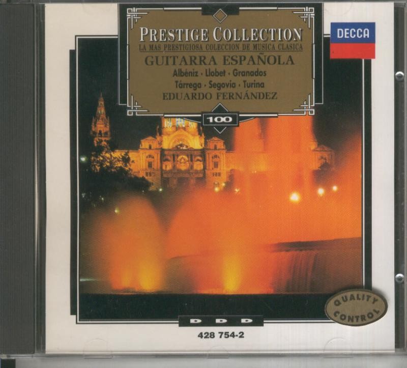CD Musica Clasica: Guitarra Española: Albeniz, Llobet, 