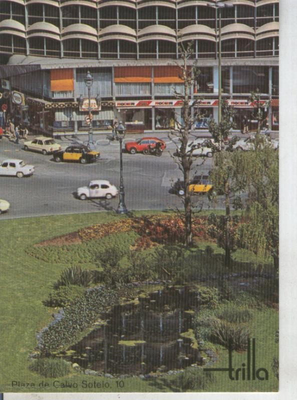 Postal 011261: Plaza Calvo Sotelo de Barcelona