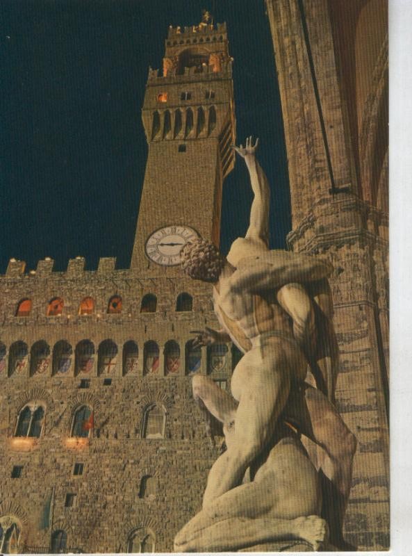 Postal 011266: Piazza Signoria de Firenze, Italia