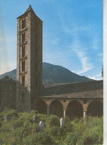 Postal 011267: Torre romanica de Santa Eulalia en Erilll-La, pirinero cataln