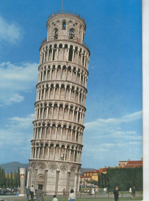 Postal 011268: Torre inclinada de Pisa