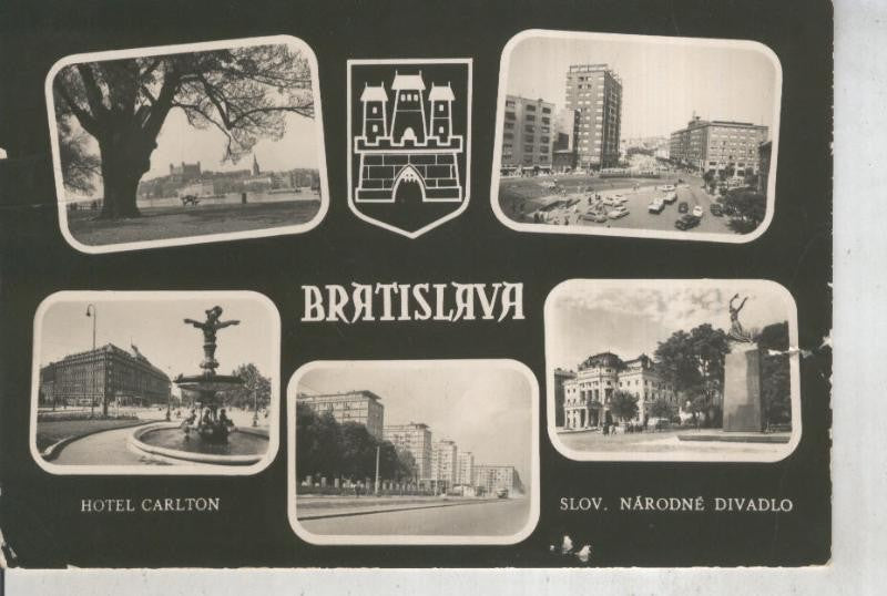 Postal 011288: Vistas varias de Bratislava