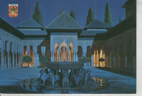 Postal 011303: Patio de los leones, alhambra de granada