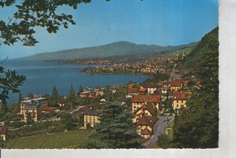 Postal 011308: Territet, Montreux, Clarens en Suiza