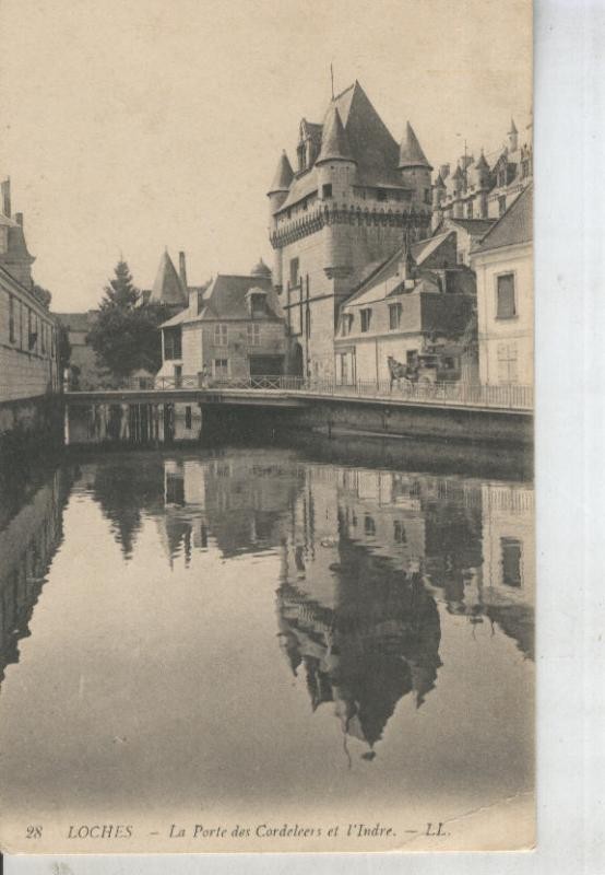 Postal 011314: Loches, la porte des cordeleers 