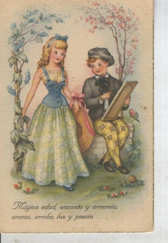 Postal 011321: Pareja infantil