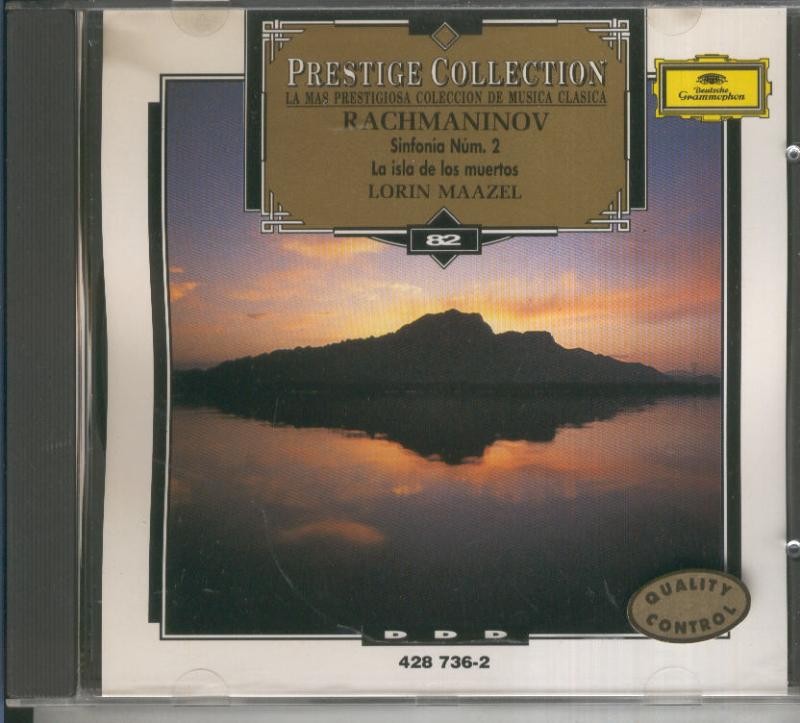 CD Musica Clasica: Rachmaninov: Sinfonia numero 2-La isla de los muertos