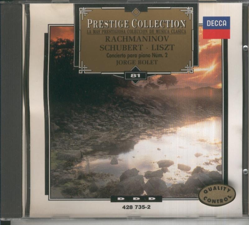 CD Musica Clasica: Rachmaninov: Concierto para piano y orquesta numero 2 en do menor.op.18