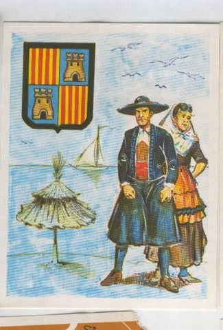 Las provincias de España cromo numero 026: Traje tipico