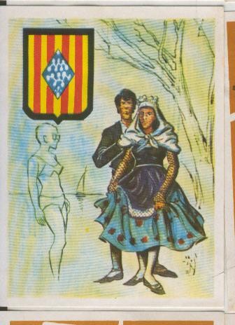 Las provincias de España cromo numero 056: Traje tipico