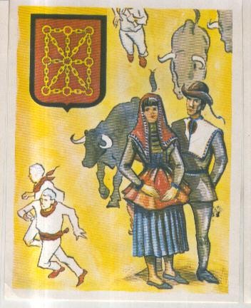 Las provincias de España cromo numero 110: Traje tipico