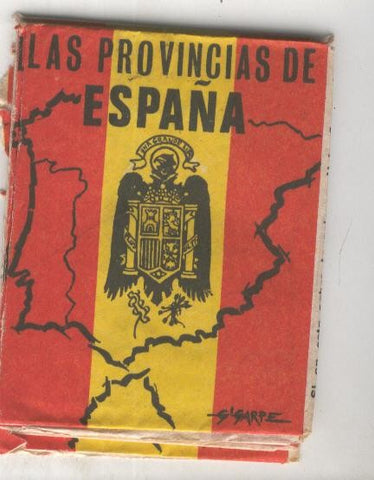 Las provincias de España sobre vacio de cromos