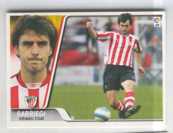 Cromo Liga 2007-2008: Athletic Club numero 296; Sarriegi