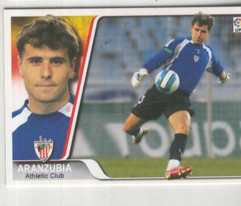 Cromo Liga 2007-2008: Athletic Club numero 291: Aranzubia