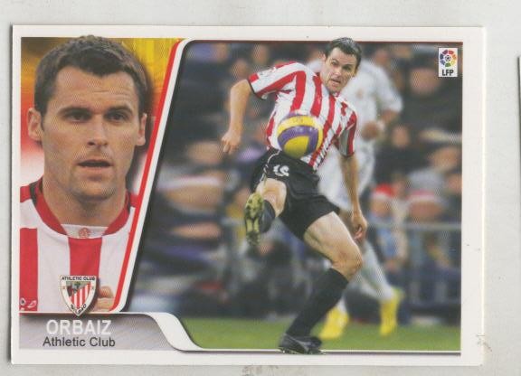 Cromo Liga 2007-2008: Athletic Club numero 301: Orbaiz