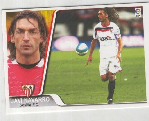 Cromo Liga 2007-2008: Sevilla F.C. numero 042: Javi Navarro