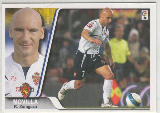Cromo Liga 2007-2008: R.Zaragoza. numero 096: Movilla