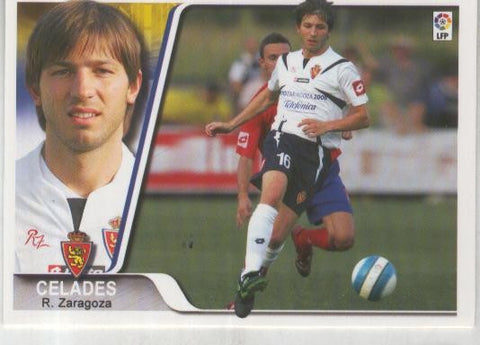 Cromo Liga 2007-2008: R.Zaragoza. numero 100: Celades