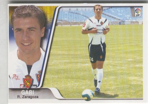 Cromo Liga 2007-2008: R.Zaragoza. numero 101: Gabi