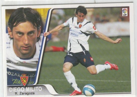 Cromo Liga 2007-2008: R.Zaragoza. numero 106: Diego Milito