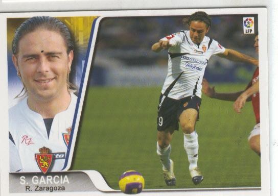 Cromo Liga 2007-2008: R.Zaragoza. numero 107: Sergio Garcia