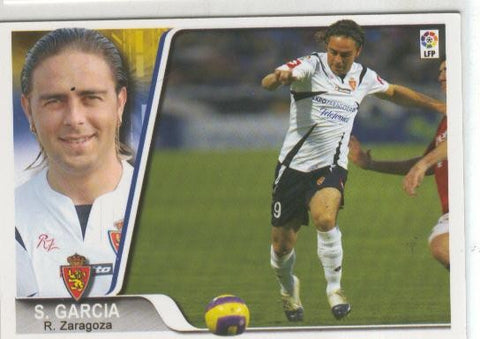 Cromo Liga 2007-2008: R.Zaragoza. numero 107: Sergio Garcia