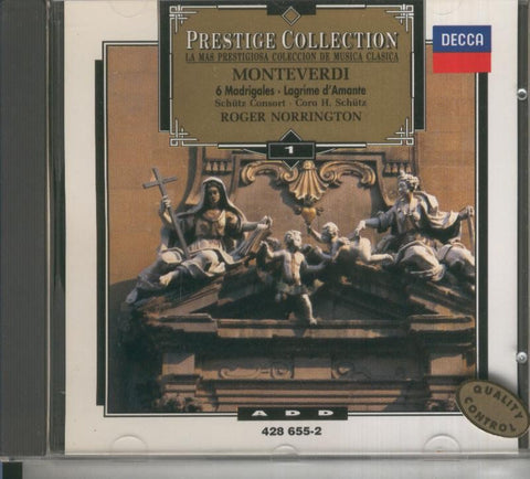 CD Musica Clasica: Monteverdi: 6 madrigales-Lagrime d´amante