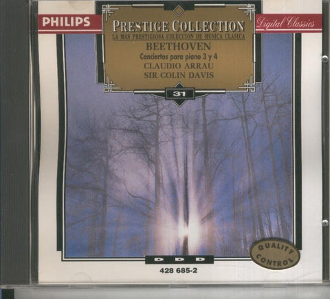 CD Musica Clasica: Beethoven: conciertos para piano 3 y 4