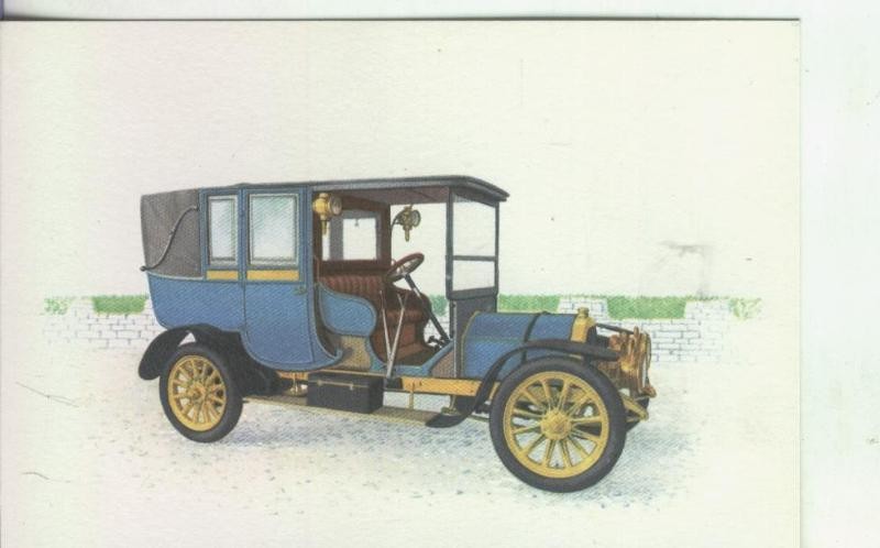 Postal 000015: coche Limousine Marchand 19 CV - 1904